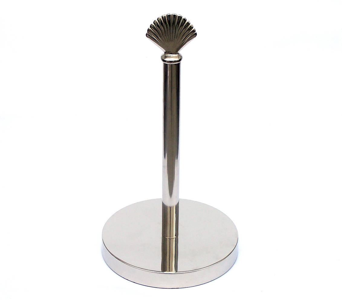 Chrome Sea Shell Paper Towel Holder 16""