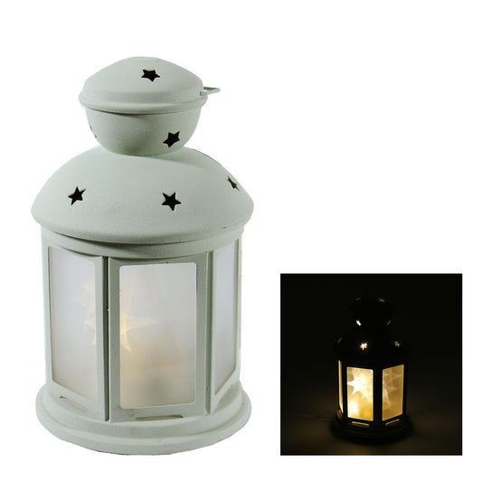 B/O Led Hologram Lantern - White
