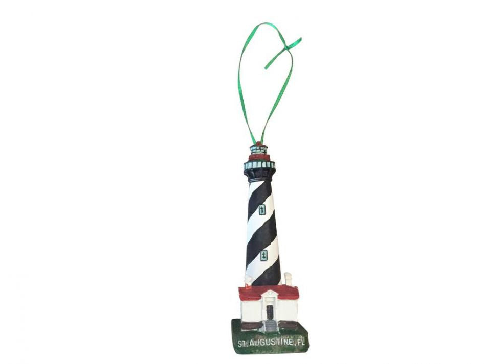 St. Augustine Lighthouse Christmas Tree Ornament 7""