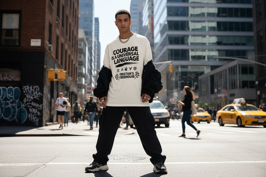 Courage is a Universal Language – T-Shirt