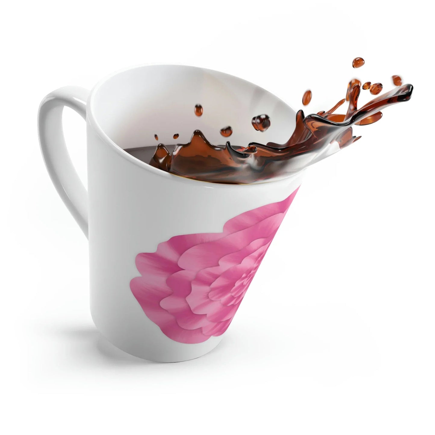 Peony Ceramic Mug 12 oz
