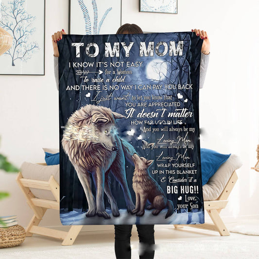 Flannel Lambswool Printed Blanket Envelope Blanket