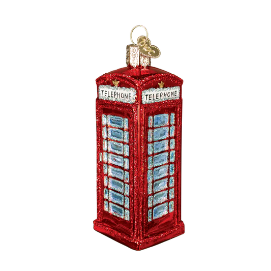 Old World Christmas English Phonebooth