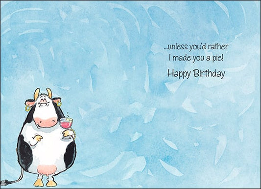Birthday Card - Toast or Pie