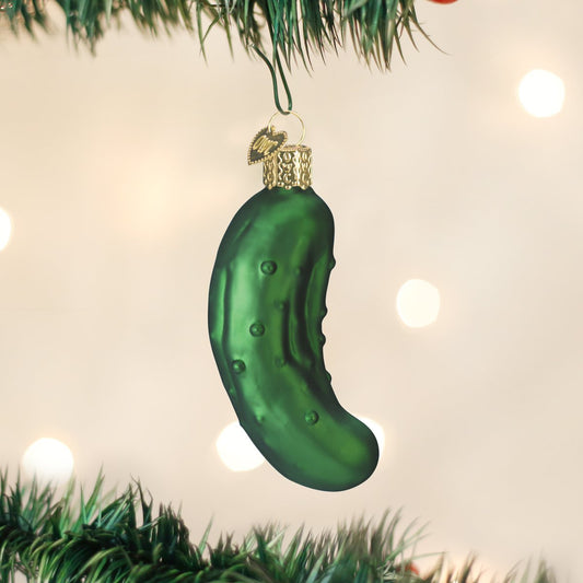 Pickle Glass Ornament