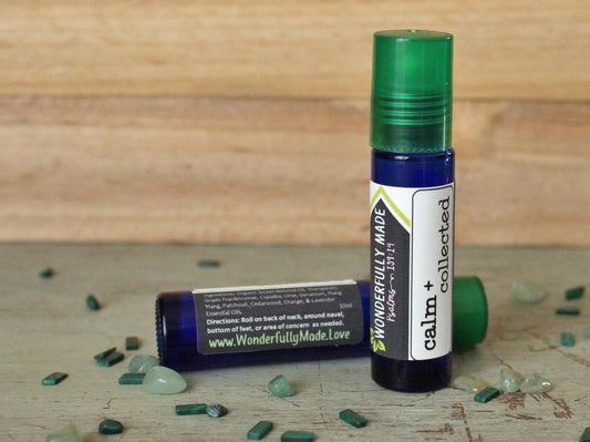 Calm + Collected Roller | ADHD | Focus | Anxiety | ADD | Calming | Kids | School | Over-active mind | Natural Calm | TMJ | Natural Relief
