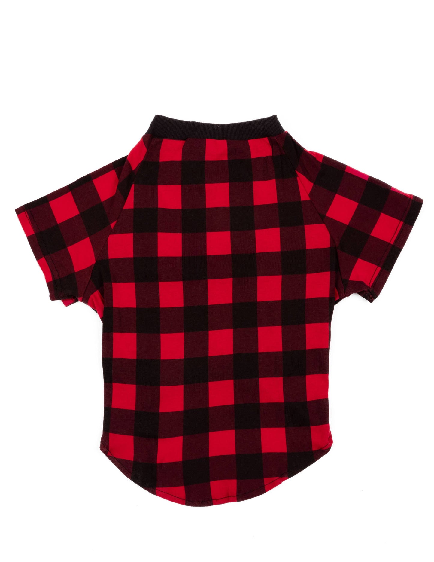 Big Dog Cotton Black And Red Plaid Pajamas -