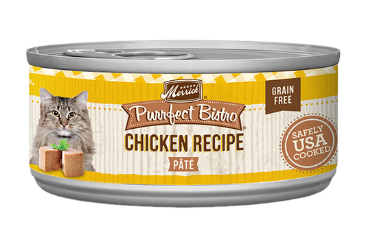Merrick Purrfect Bistro Grain Free Adult Chicken Pate Cat Food (3oz)