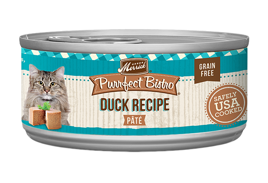 Merrick Purrfect Bistro Grain Free Adult Duck Pate Cat Food (3oz)