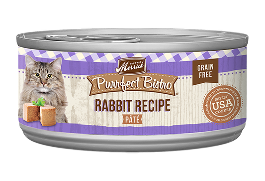 Merrick Purrfect Bistro Grain Free Adult Rabbit Pate Cat Food