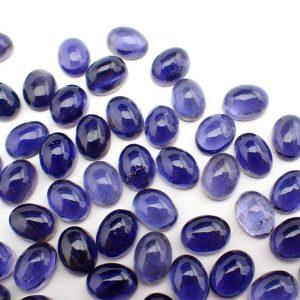 Iolite Oval Cabochon 8x10mm