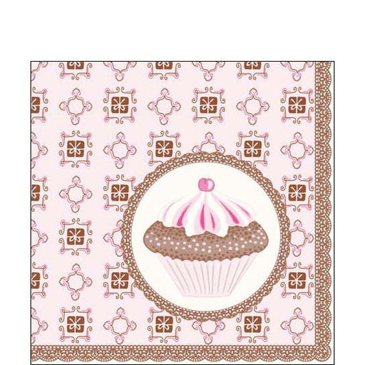 Paper Cocktail Napkin - Muffin