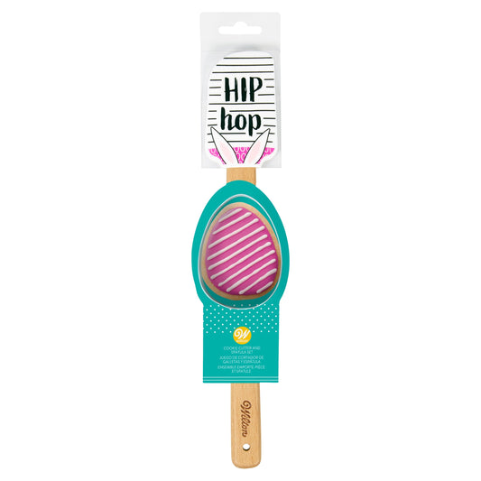 Hip Hop Cookie Cutter and Spatula Set