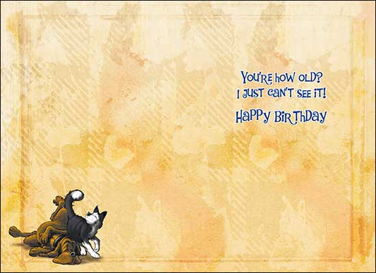 Birthday Card - His Senility Prayer