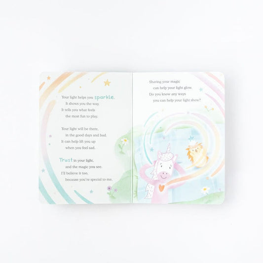 Unicorn Let Your Light Shine Board Book