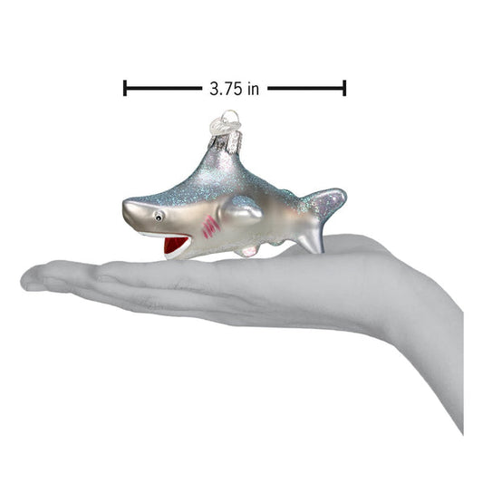 Shark Glass Ornament