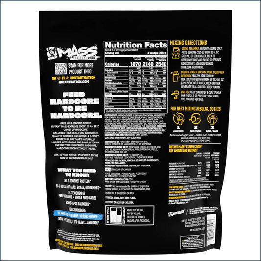 Mutant Mass Extreme 2500, 2.2lbs