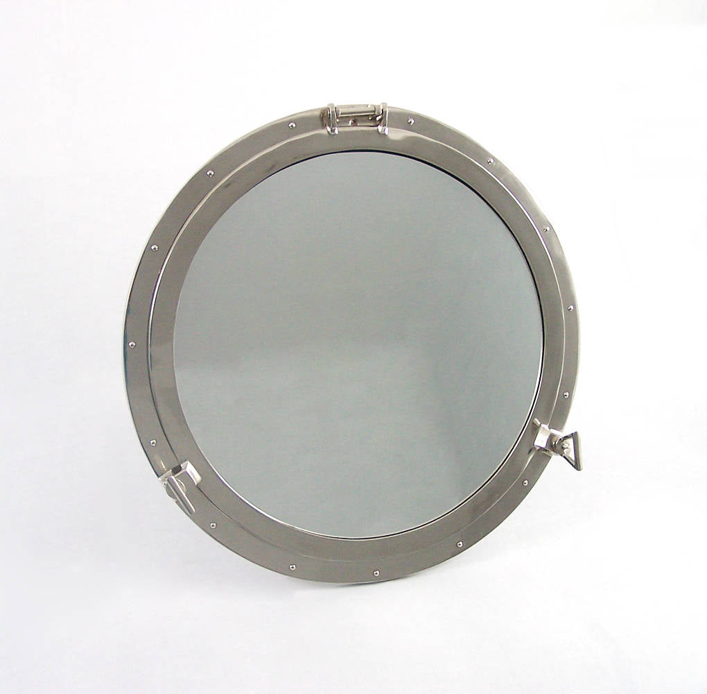 Deluxe Class Chrome Decorative Ship Porthole Mirror 30""