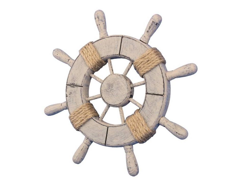 Rustic Decorative Ship Wheel 9""