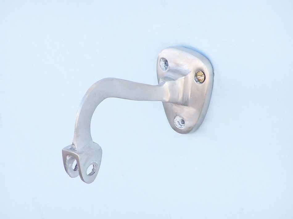 Brushed Nickel Hanging Ship's Bell 6""