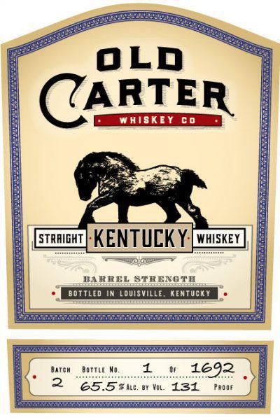 Old Carter Kentucky Straight Whiskey – Batch 2 | Small-Batch Limited Release (750ML)