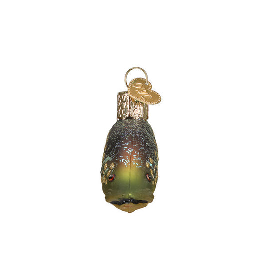 Pike Fish Glass Ornament