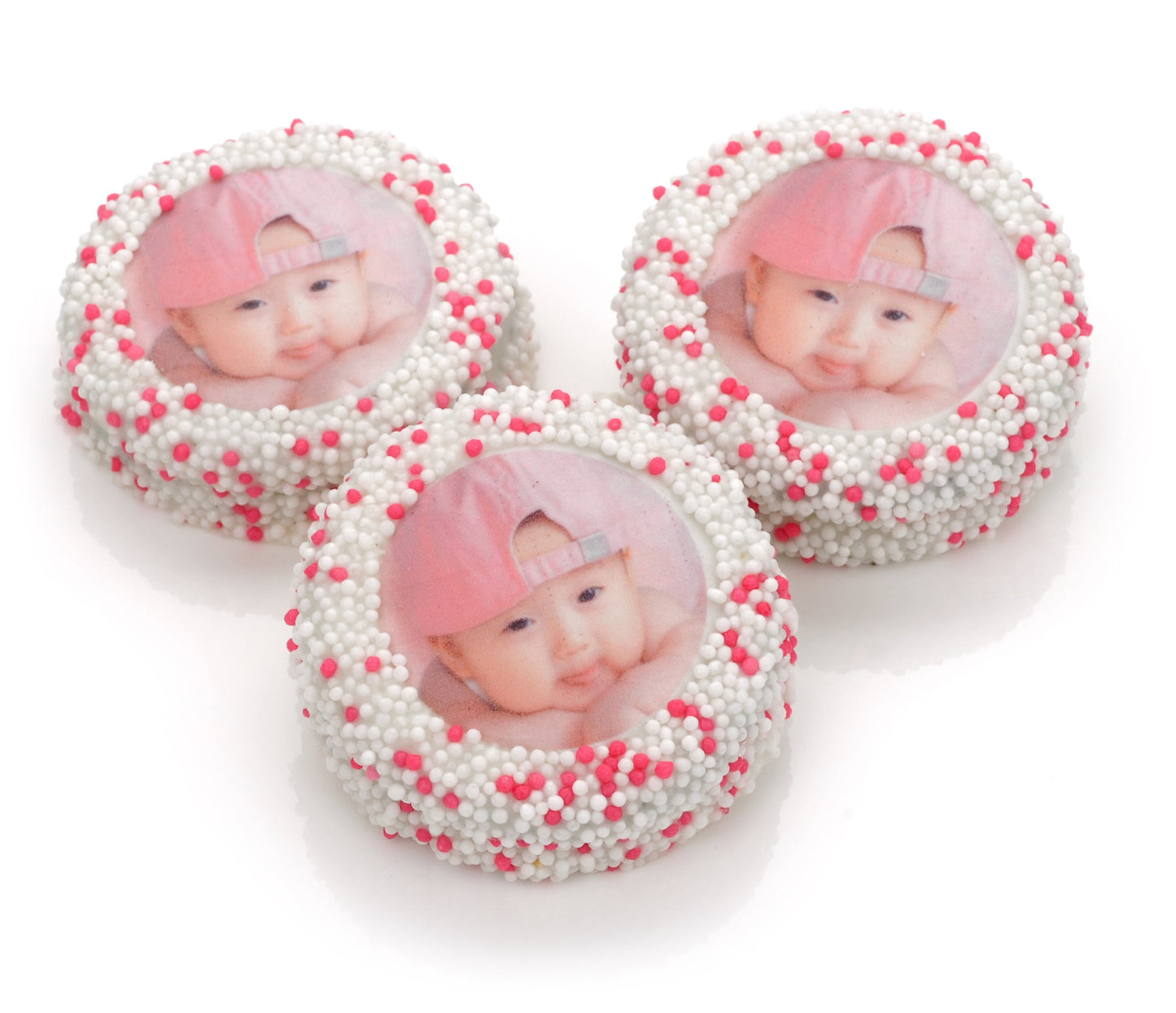 Logo Hand Dipped & Decorated Sandwich Cookie - Cello Bag of 3