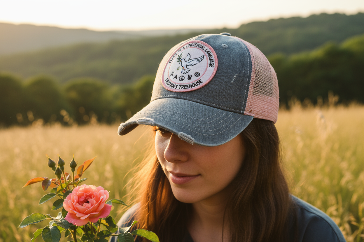 Peace is a Universal Language – Trucker Hat