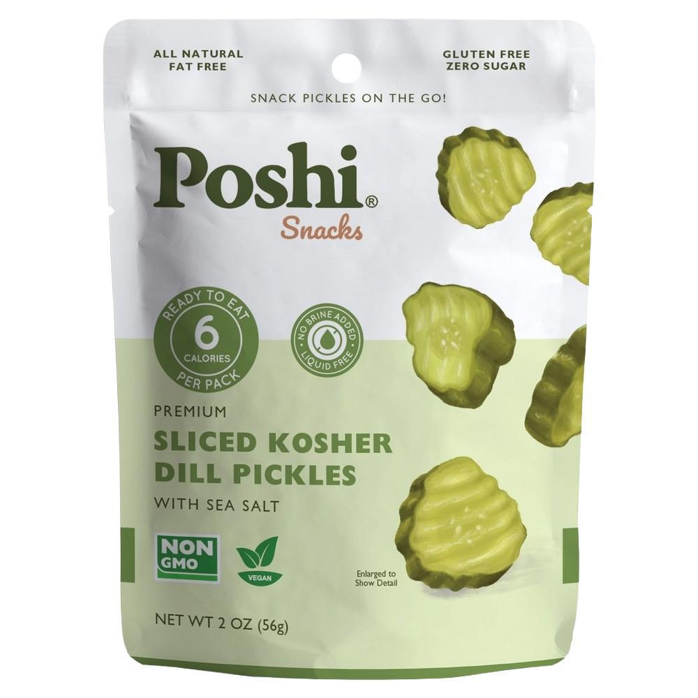 Poshi - Sliced Kosher Dill Pickles (56G)