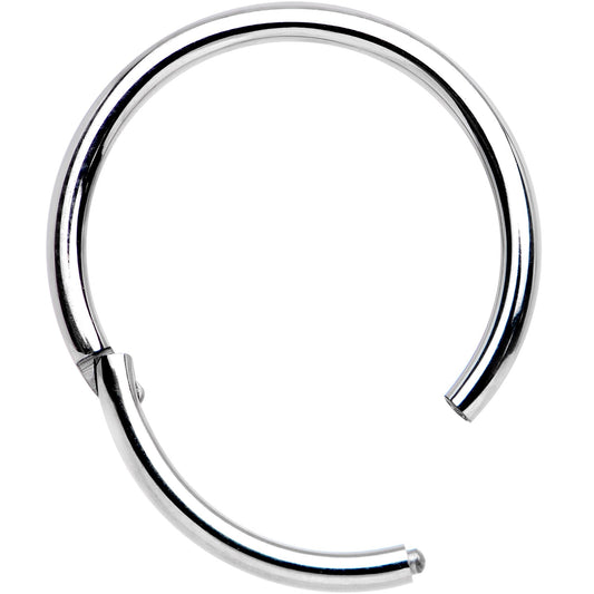 16G 1/2 Solid G23 Implant Grade Titanium Hinged Segment Ring