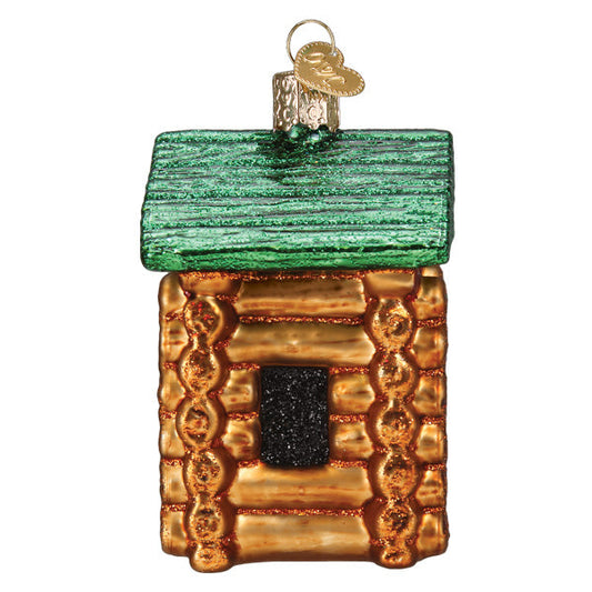Lincoln Logs Glass Ornament