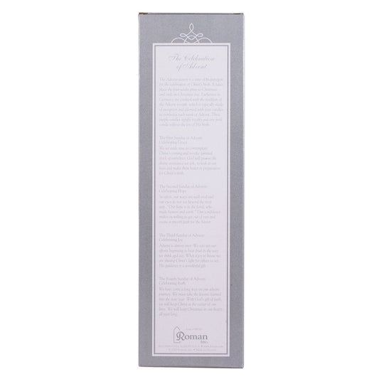 Slim Advent Candle 4 Piece Set
