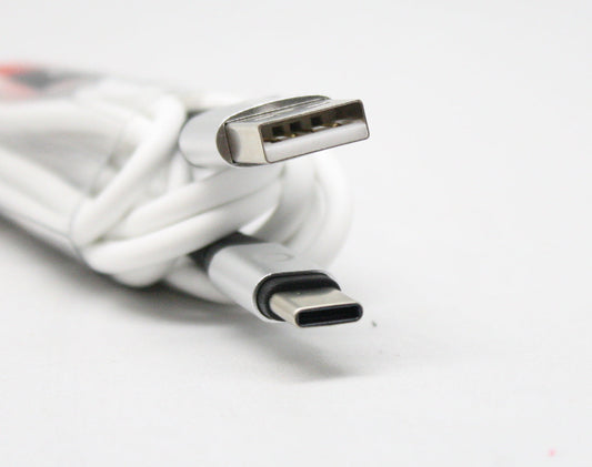 USB Type C 6.5 foot Sync/Charge Cable - White
