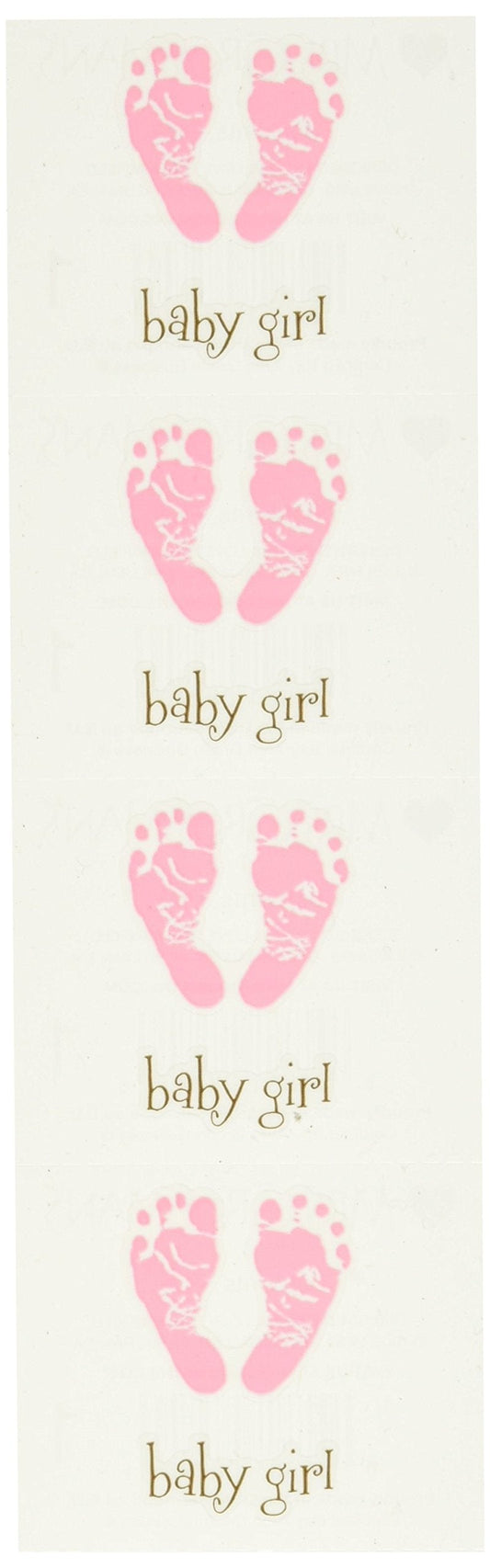 Mrs Grossman's Stickers - Pink Footprints
