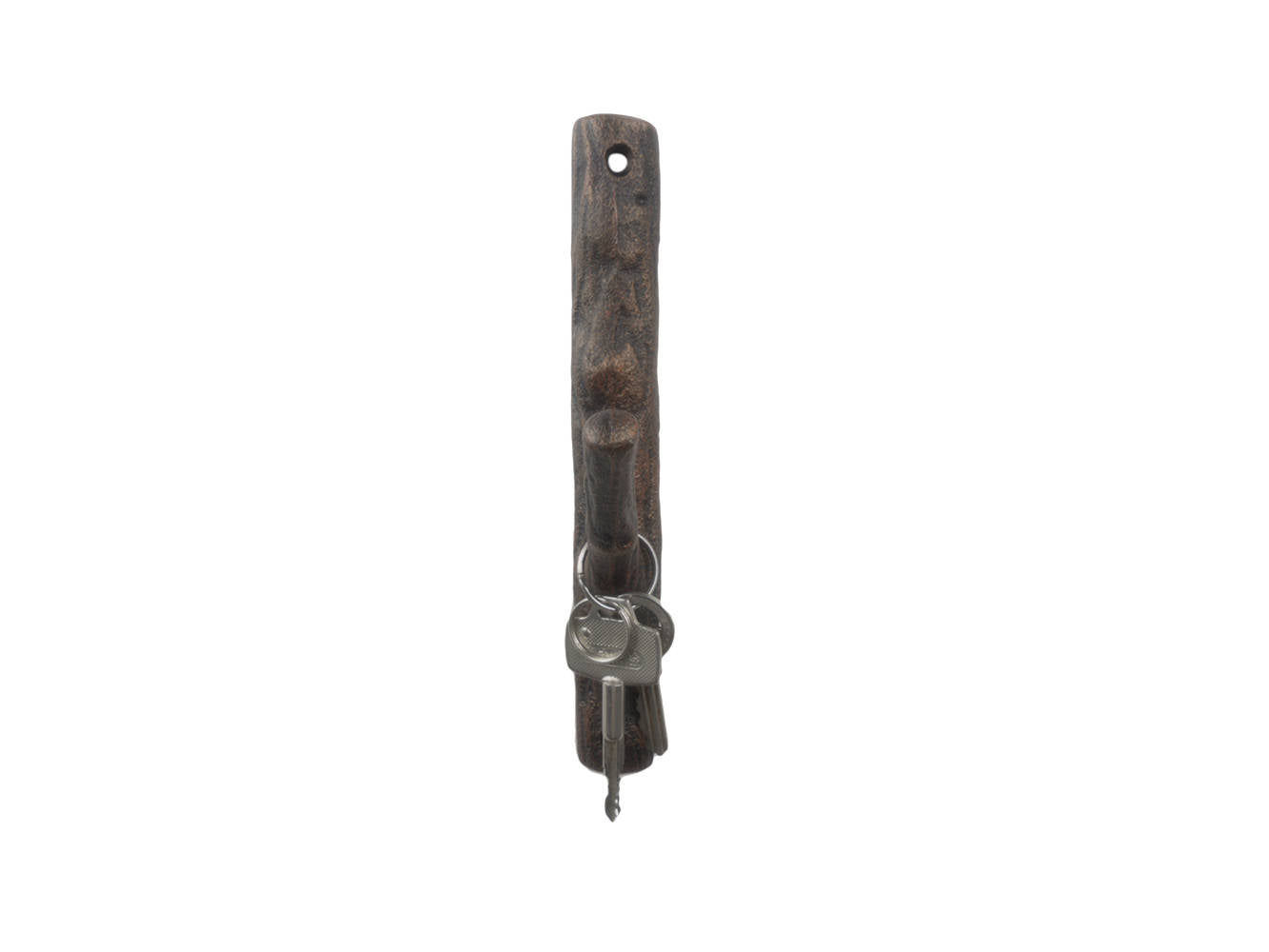 Rustic Copper Cast Iron Tree Branch Decorative Metal Wall Hook 8""