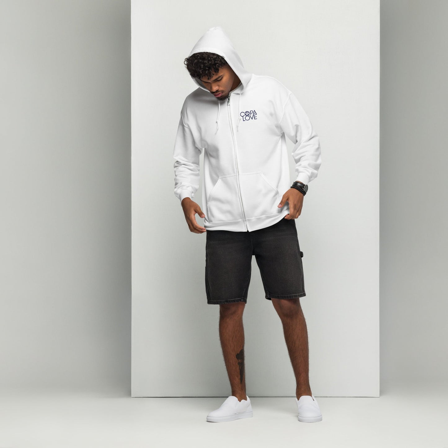 COPA LOVE Unisex Fleece Zip Hoodie – Everyday Comfort Meets Effortless Style
