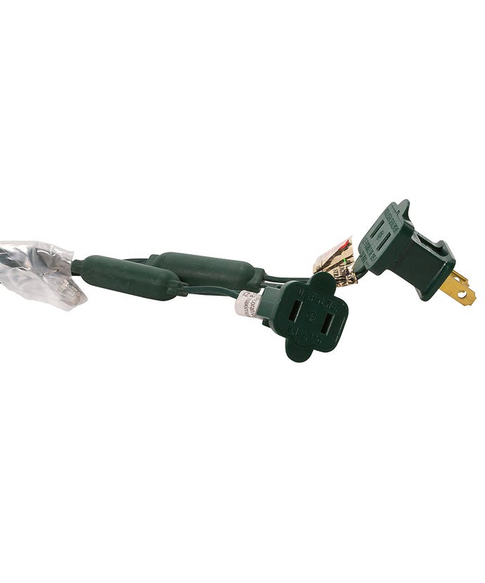 100-Light 5mm Multi-Color Frost LED Green Wire Light Set