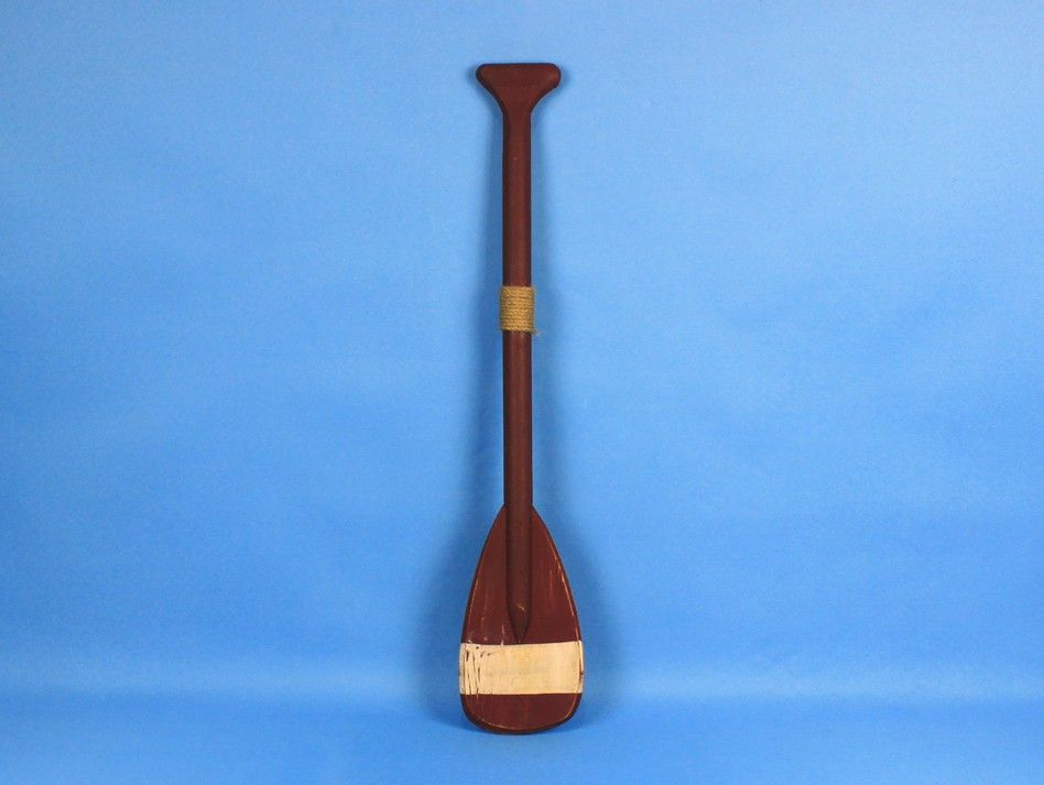 Wooden Chadwick Decorative Rowing Boat Paddle with Hooks 24""