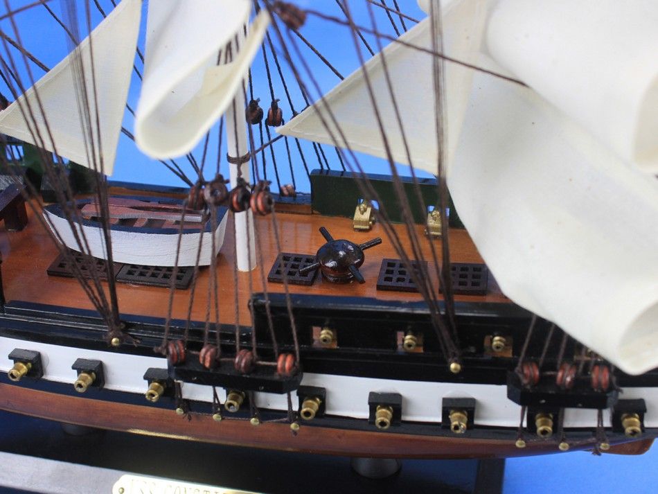 Wooden USS Constitution Tall Model Ship 24""