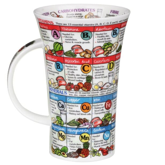 Healthy Eating Fine Bone China Mug Glencoe Style