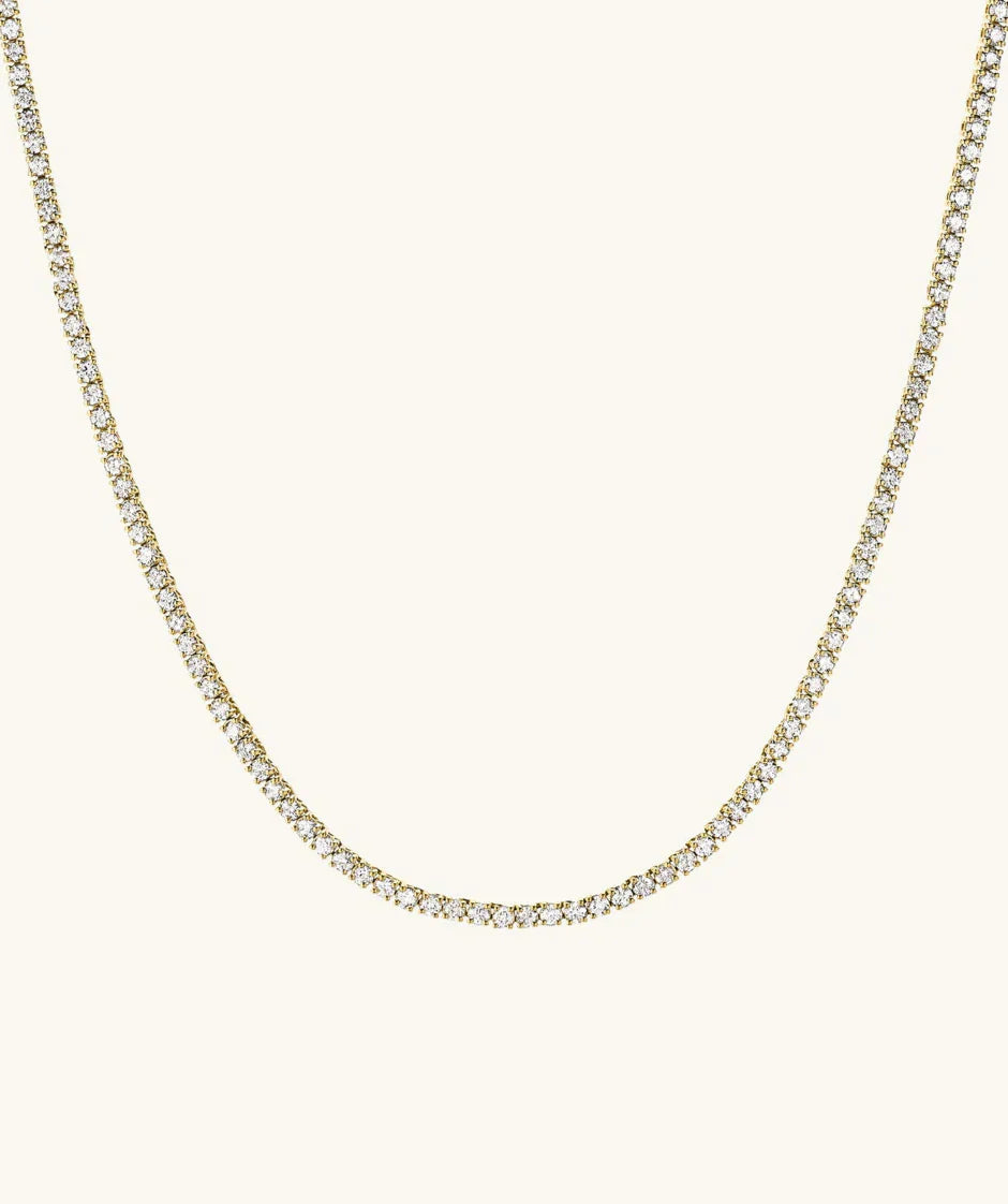 3mm Tennis Necklace