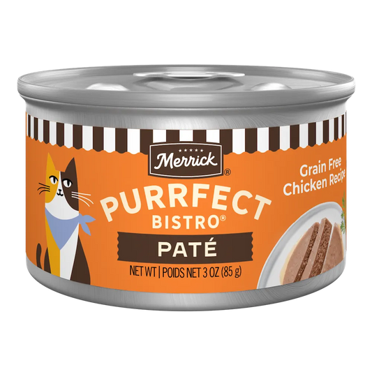 Merrick Purrfect Bistro Grain Free Adult Chicken Pate Cat Food (3oz)