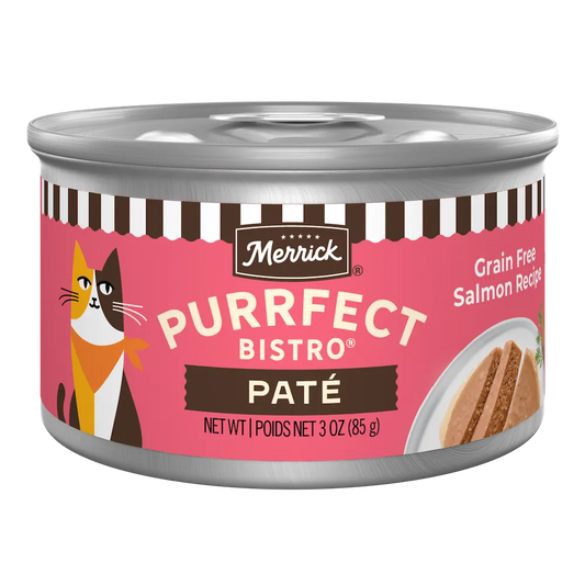 Merrick Purrfect Bistro Grain Free Adult Salmon Pate Cat Food (3oz)