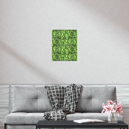 Aglaonema Pictum Botanical Print – Unframed Wall Art