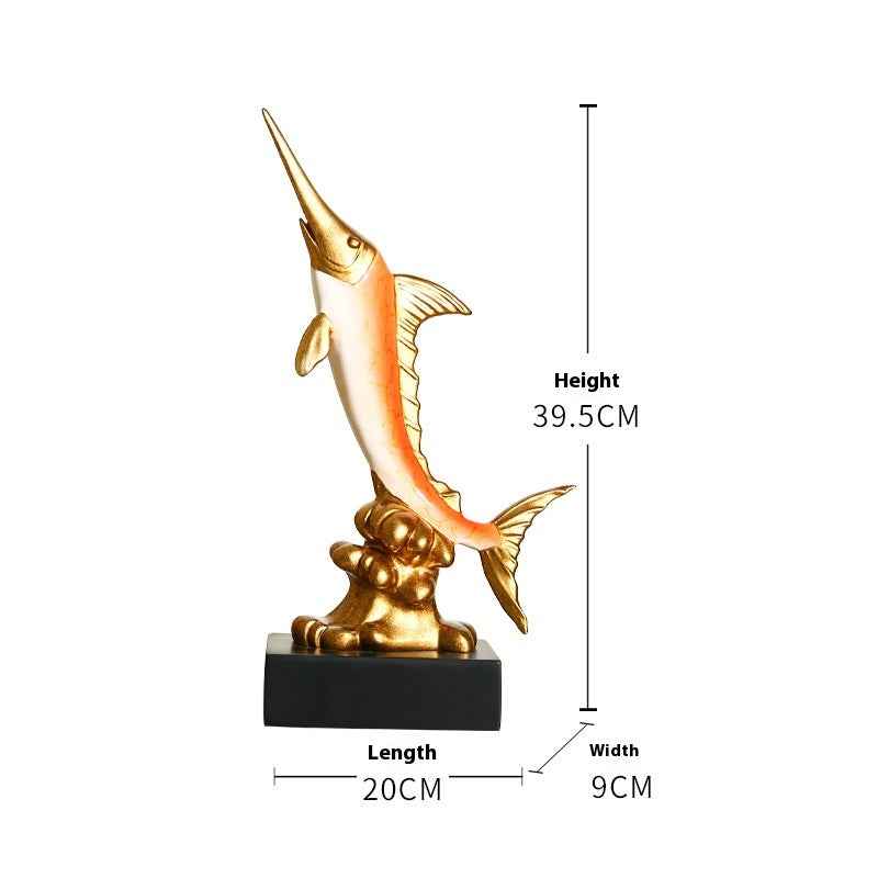 European Swordfish Decoration Creative Decorative Crafts
