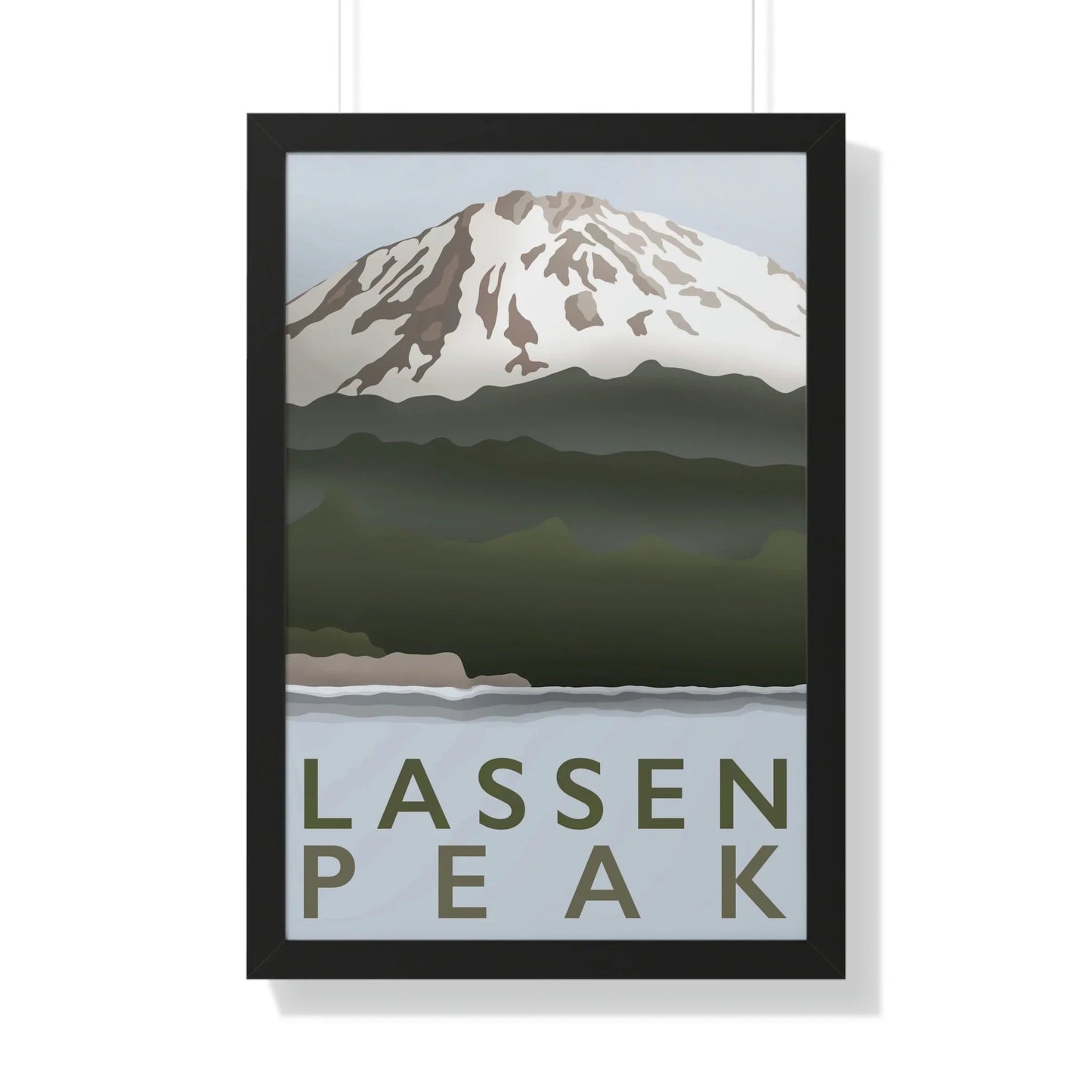 Lassen Peak Framed Print – Wall Art
