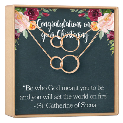 Baptism and Christening Necklace, Multiple Styles