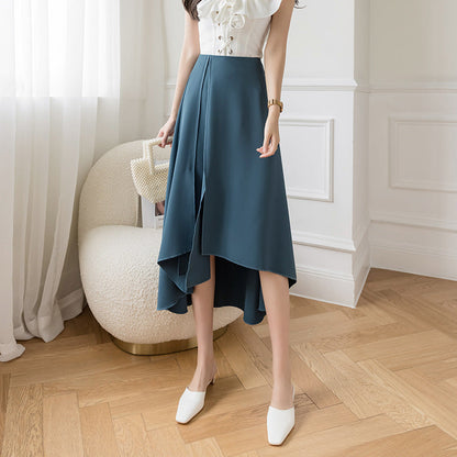 Women's Skirt With High Waist And Slim Design