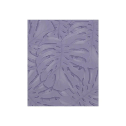 Violet Monstera Botanical Print – Unframed Wall Art