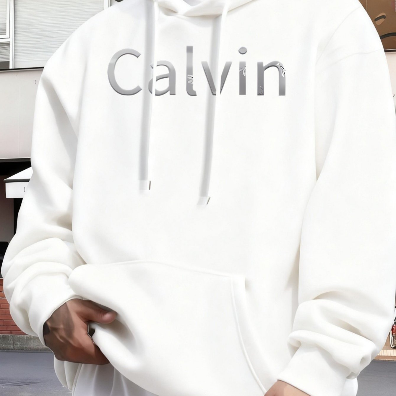 Unisex Long-Sleeve Hooded Sweatshirt